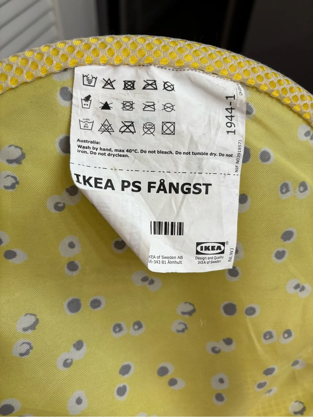 IKEA PS FANGST - Childrens Mesh Hanging Storage Organizer 6 Tier